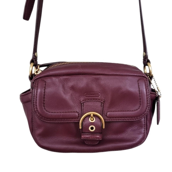 Coach Handbags - Coach Plum F25150 Campbell Camera Bag